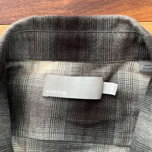 Vince Ocean View Plaid Shirt - Picture 6 of 7